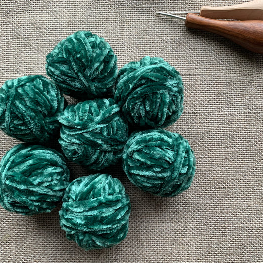 Evergreen Velvet Yarn