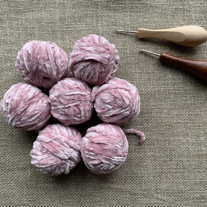 Bunny Pink Velvet Yarn