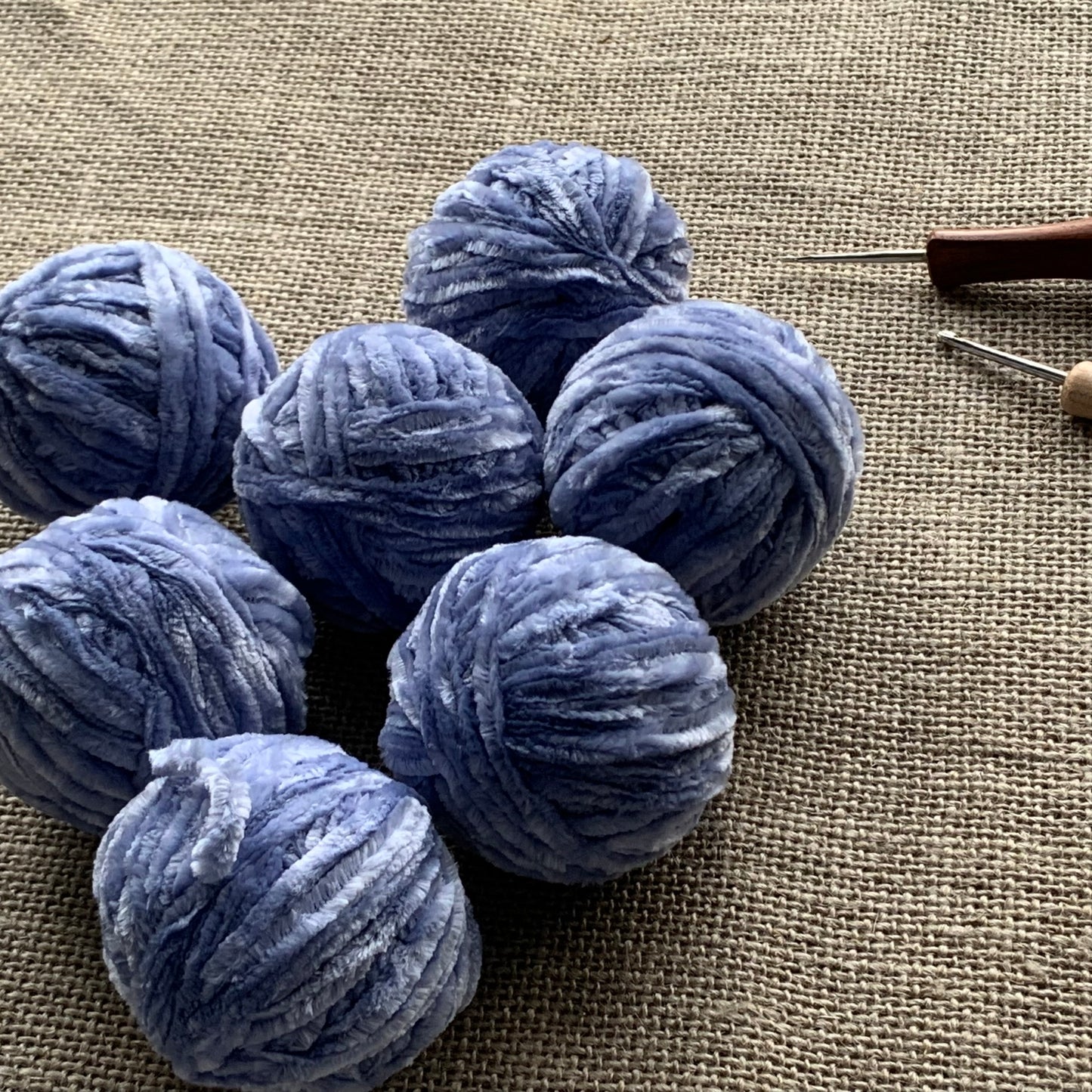 Periwinkle Velvet Yarn